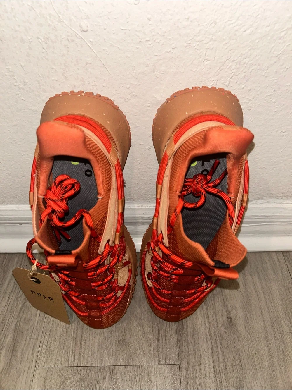 HOLO Footwear Women Zeus Terracotta Trail, Hiking Sneakers, Size 10, NWT, No Box